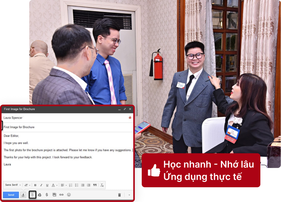 BẠN CÓ THỂ <span class="c-third">ỨNG DỤNG VÀO THỰC TẾ</span> NGAY SAU KHI THAM GIA KHÓA HỌC TIẾNG ANH THỰC TIỄN
